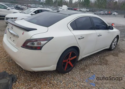 2014 Nissan Maxima 3.5 Sv z USA, uszkodzony, nr VIN 1N4AA5AP4EC477844